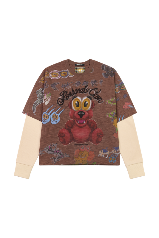P/O X BLADI Double Sleeves Tee