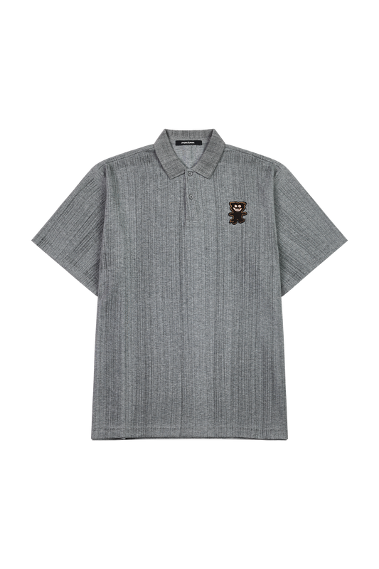 Brush Pinstripe Polo Tee