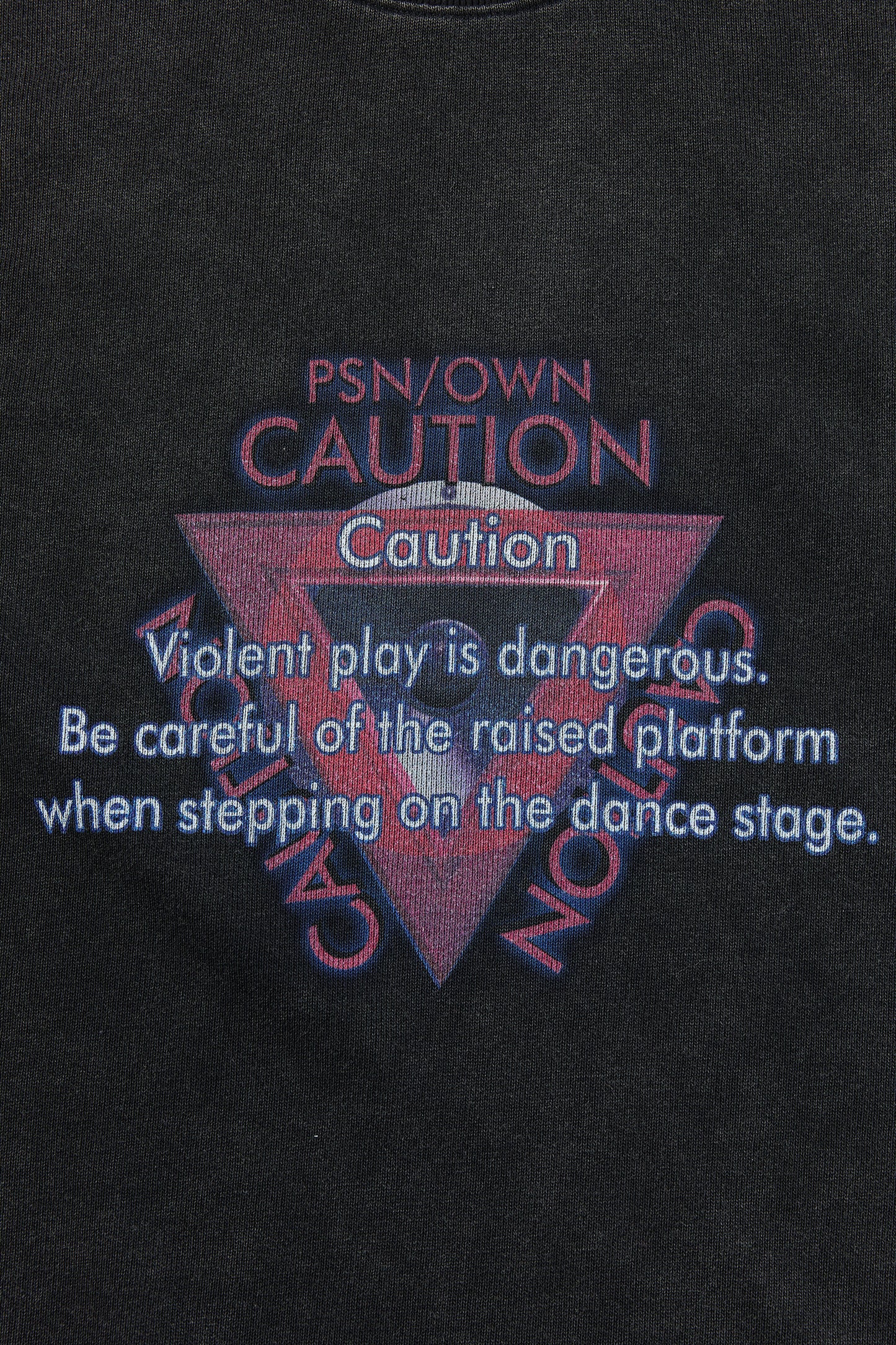 Warning Sleeveless Top