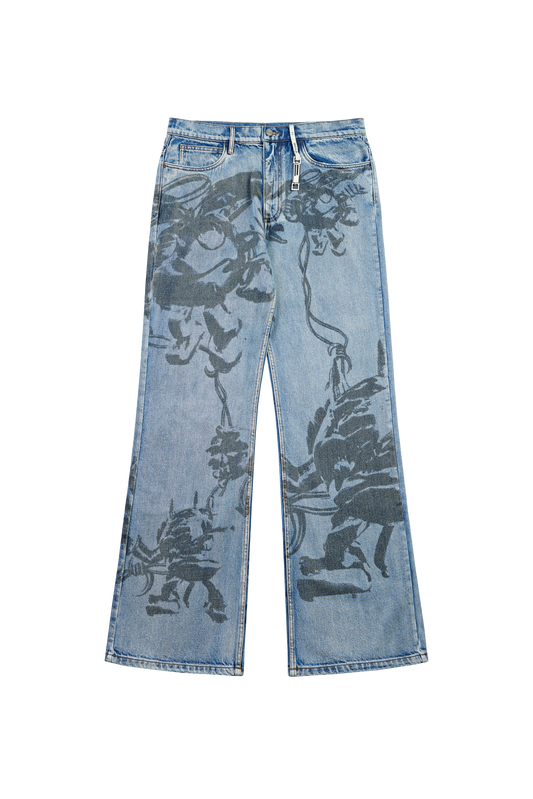 P/O X BLADI Print Denim