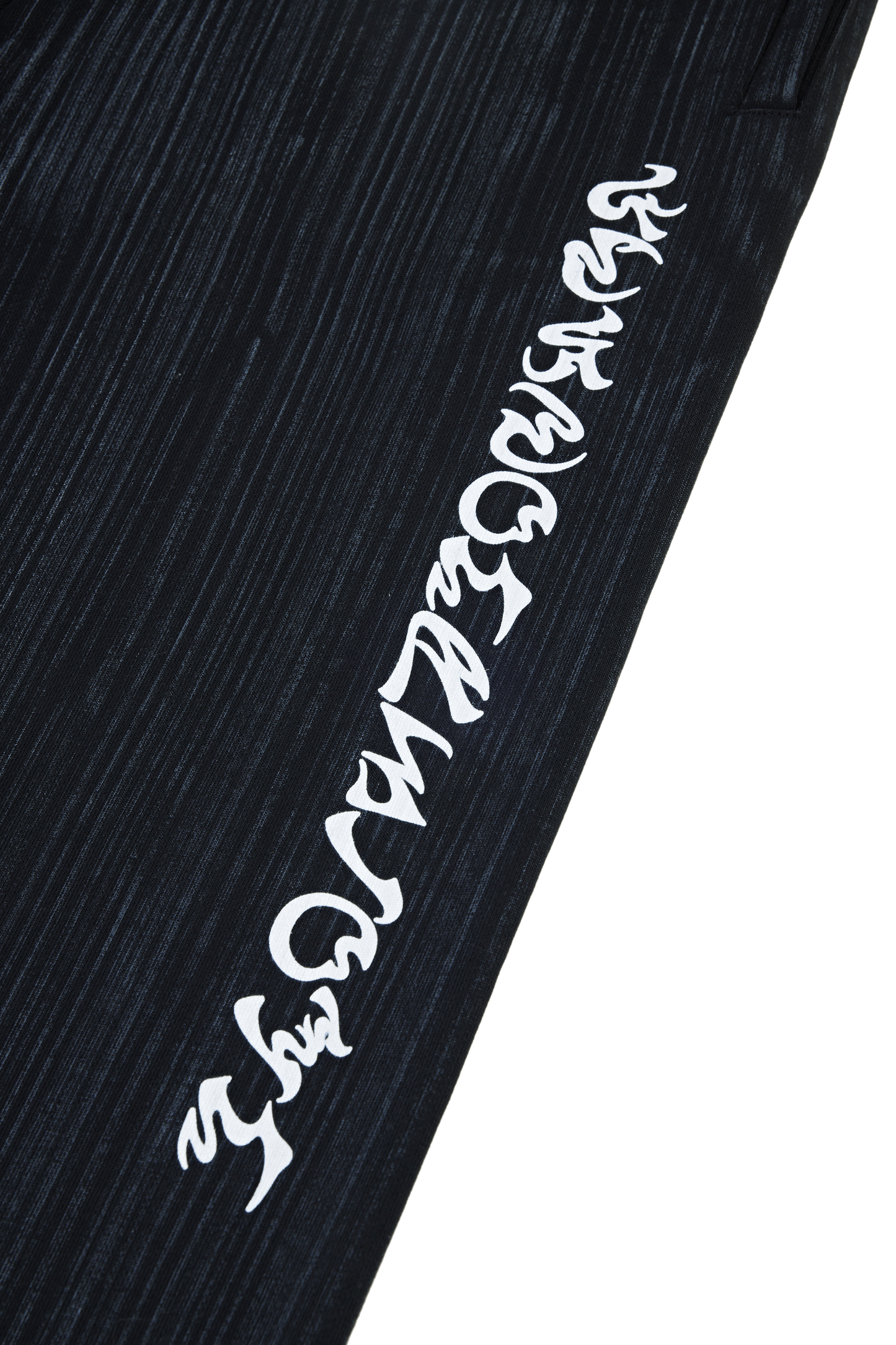 Brush Pinstripe French Terry Trousers
