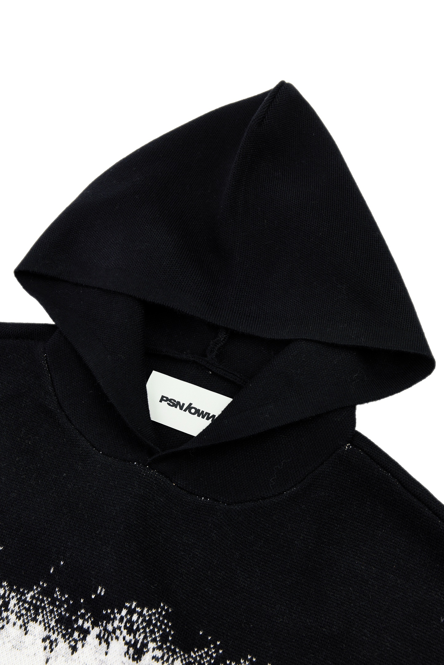 MAD CAT Knitted Jacquard Hoodie