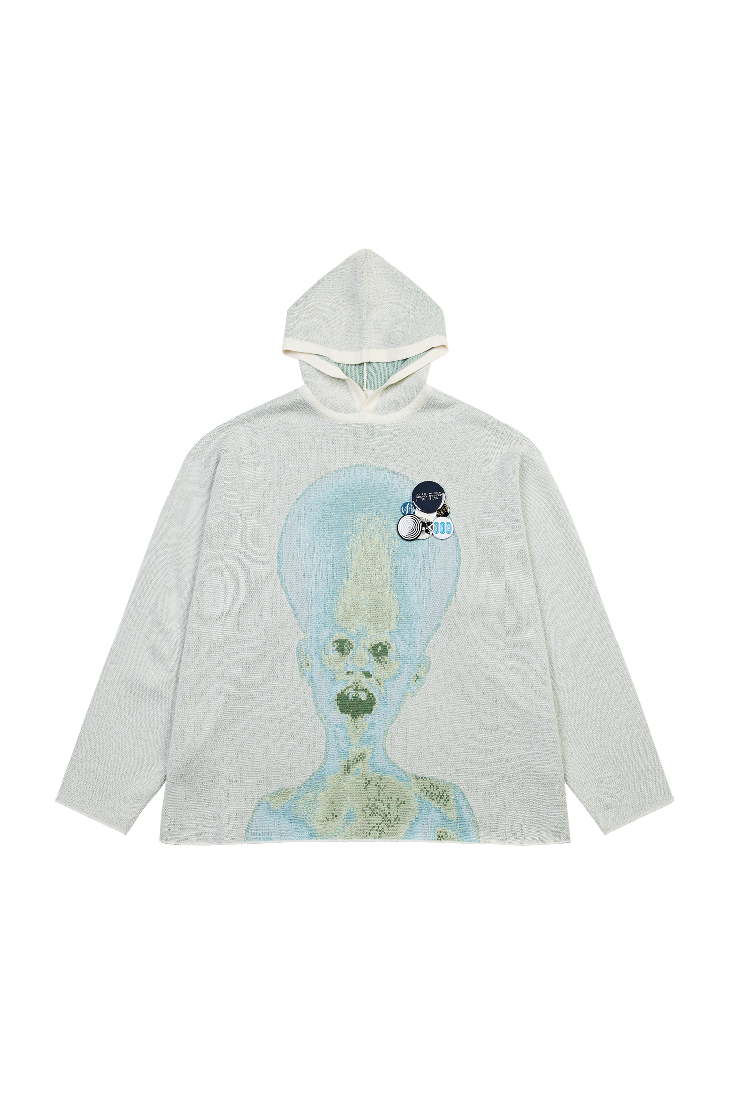 Alien Wowing Jacquard Hoodie