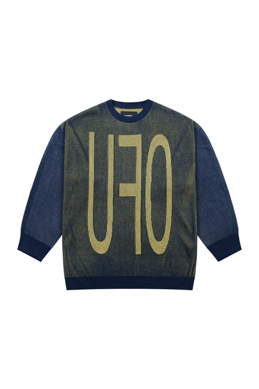 UFO Ribbed Crewneck